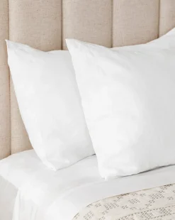 Penelope White Linen Shams (Set of 2)|J Call Designs LLC dba Sew Miami LLC Best