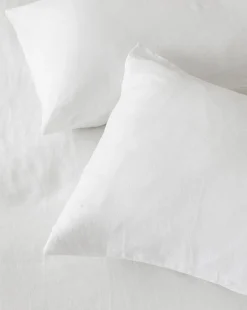 Penelope White Linen Shams (Set of 2)|J Call Designs LLC dba Sew Miami LLC Best