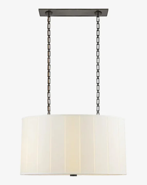 Perfect Pleat Oval Hanging Shade|Visual Comfort & Co. Signature
