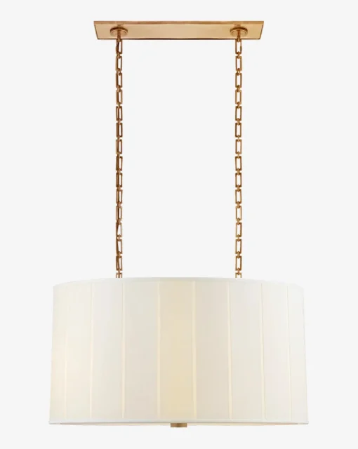 Perfect Pleat Oval Hanging Shade|Visual Comfort & Co. Signature