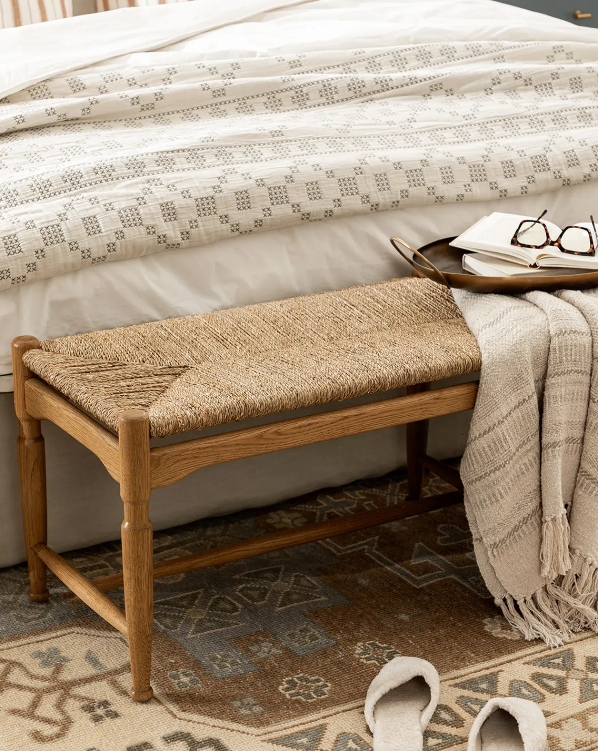 Phipps Woven Bench|Makerspalm New