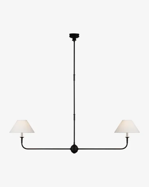 Piaf Large Two Light Linear Pendant|Visual Comfort & Co. Signature Hot