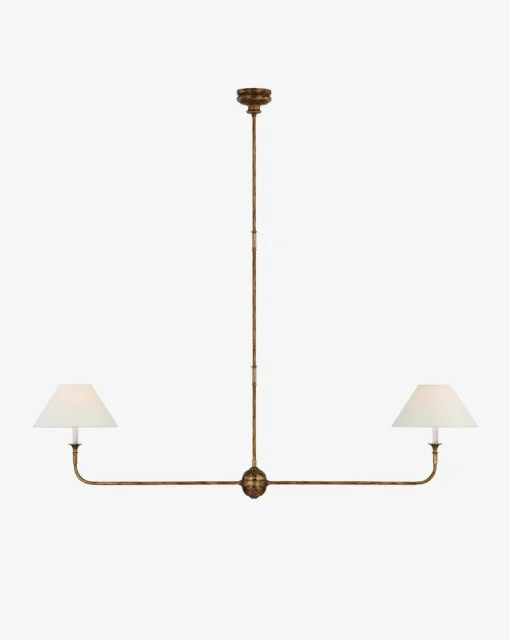 Piaf Large Two Light Linear Pendant|Visual Comfort & Co. Signature Hot
