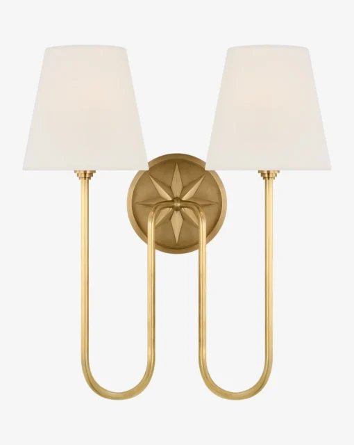 Polaris Double Sconce|Visual Comfort & Co. Signature Clearance