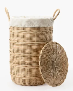 Rattan Lidded Laundry Bin|CV. WIDHI ASIH BALI EXPORT Outlet