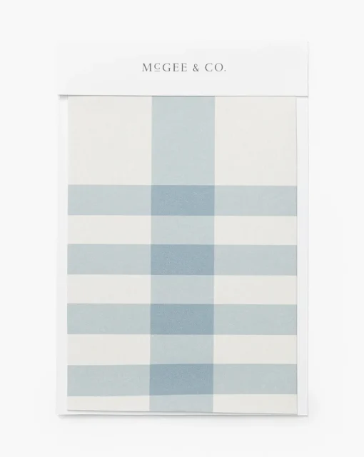 Rigby Plaid Print Wallpaper Swatch|York Wallcoverings New