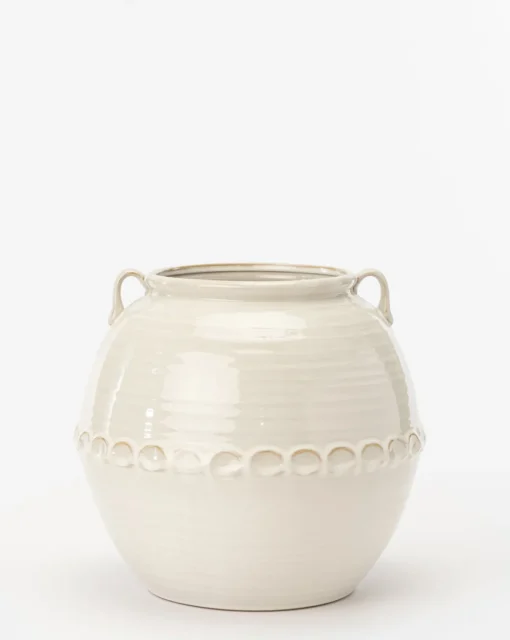 Rounded White Vase|Makerspalm Online