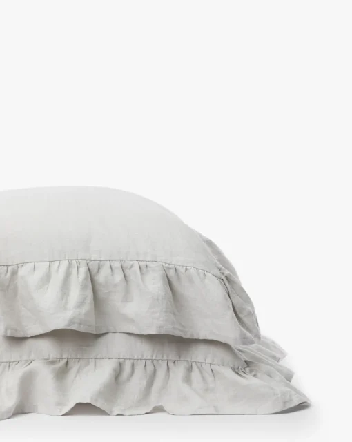 Ruffle Linen Shams (Set of 2)|Makerspalm Outlet