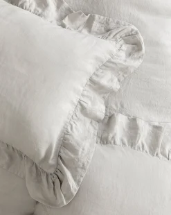 Ruffle Linen Shams (Set of 2)|Makerspalm Outlet