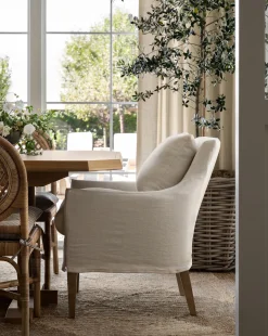 Sascha Slipcover Dining Chair|Rowe Fine Furniture, Inc.