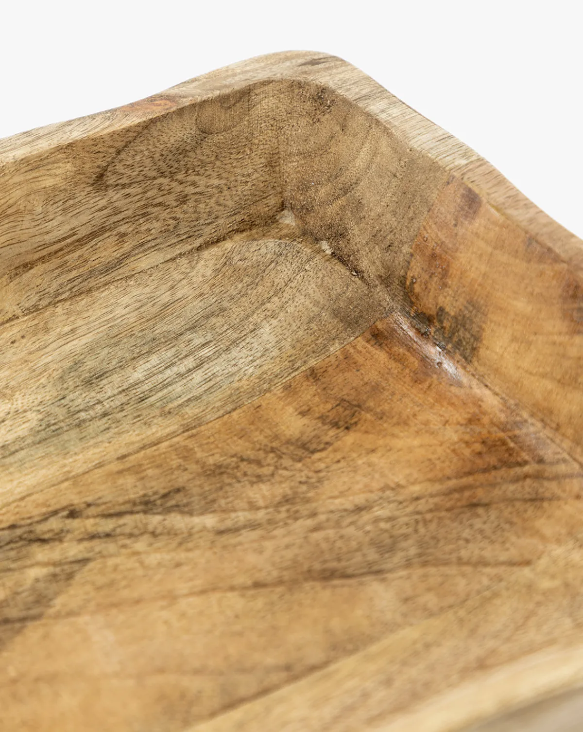 Scalloped Wood Tray|Creative Co-op New