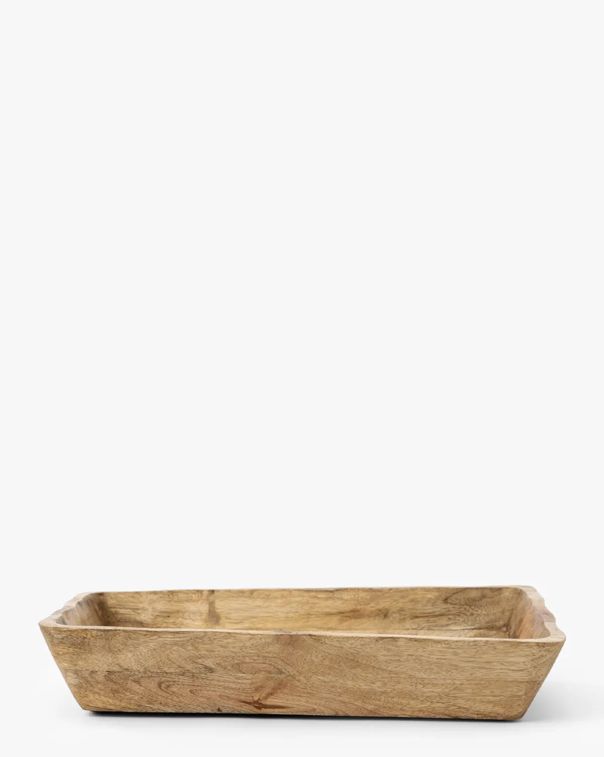 Scalloped Wood Tray|Creative Co-op New