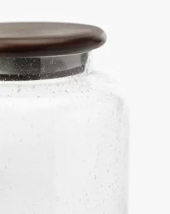 Seeded Glass Canister|Rajan Overseas Sale