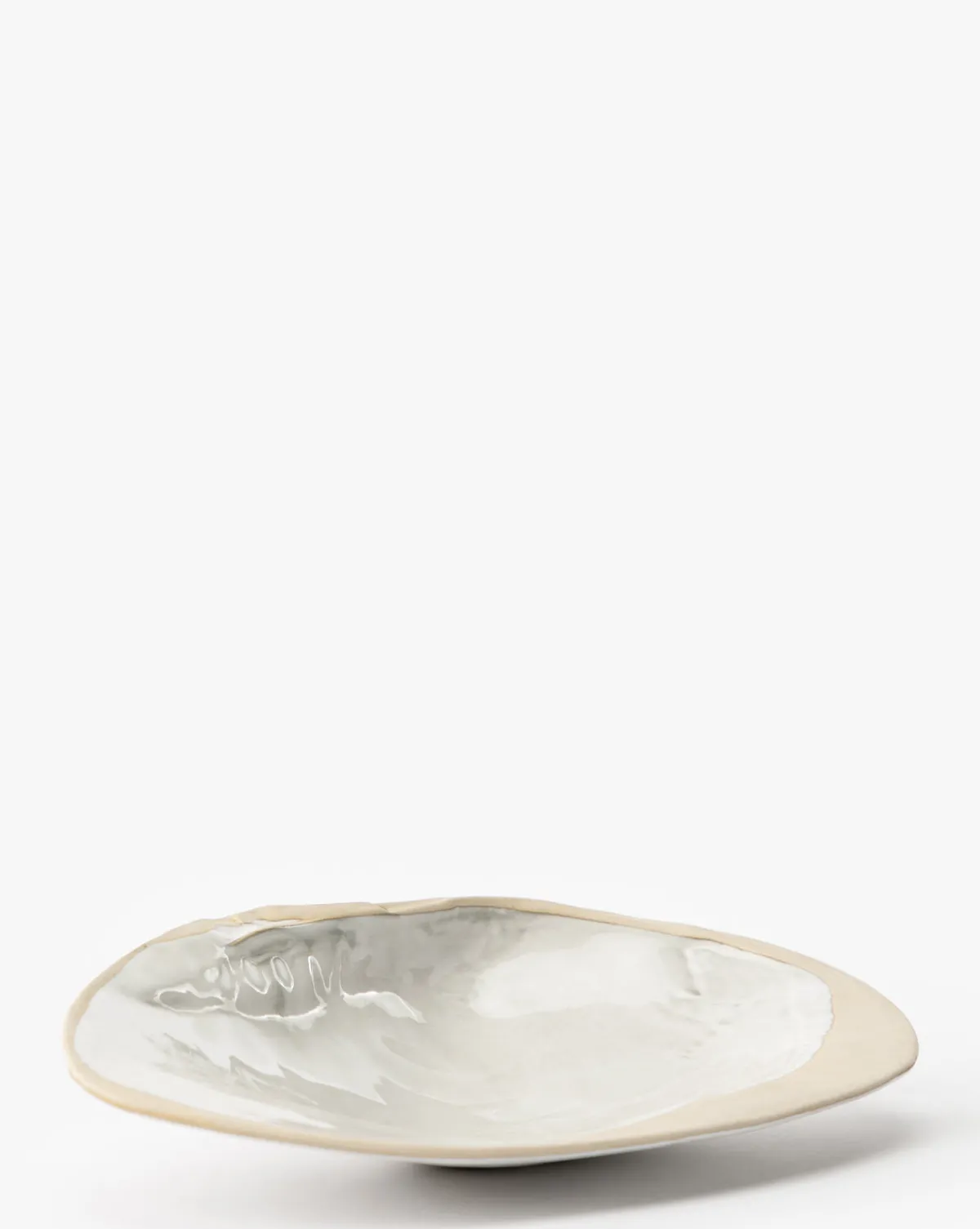 Shell Shaped Stoneware Dish|Creative Co-op Hot