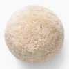 Sherpa Tan Ball Pillow|Monsoon Impex Hot