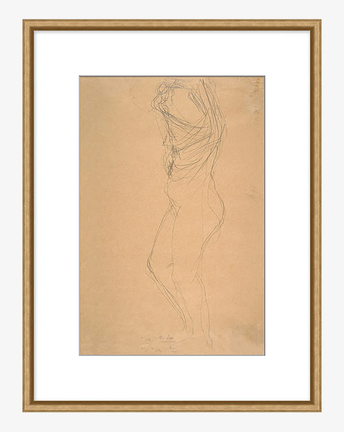 Sketched Figure|Art Headquarters, LLC DBA Wendover Art Group DBA Kevin O'Brien Studio
