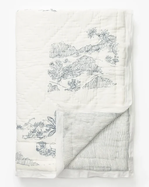 Solano Block Print Kids Quilt|Indaba Discount