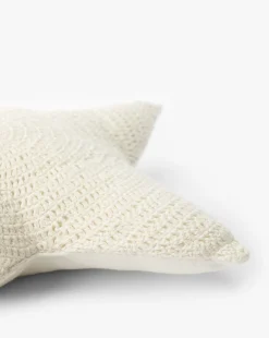Stella Crocheted Pillow|Creative Co-op New