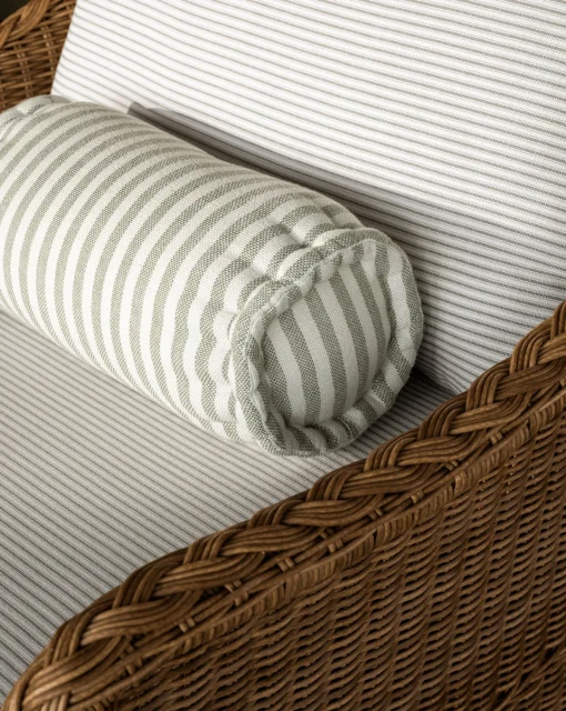 Striped Indoor/Outdoor Bolster Pillow|Raj New