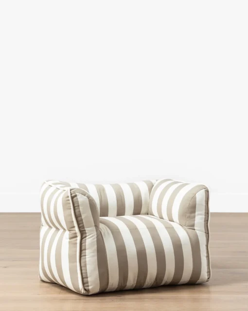 Tan Striped Kids Chair|VIDYA EXPORTS Clearance