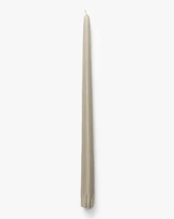 Taupe Taper Candles (Set of 12)|Yummi Candles Outlet