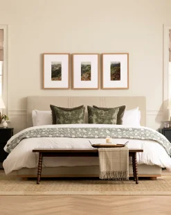 Taylor Pleated Bed (Ready to Ship)|Makerspalm Outlet