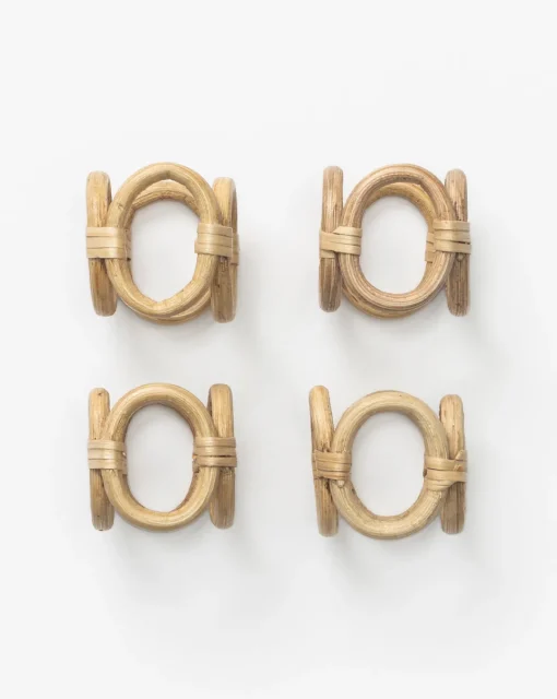 Terrace Napkin Rings (Set of 4)|DURU'S INDUSTRIES CORPORATION Online