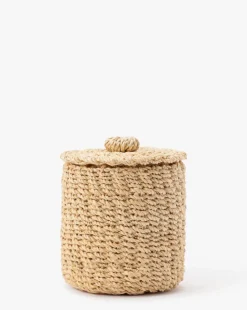Thalia Woven Canister|Pigeon & Poodle dba Made goods Outlet