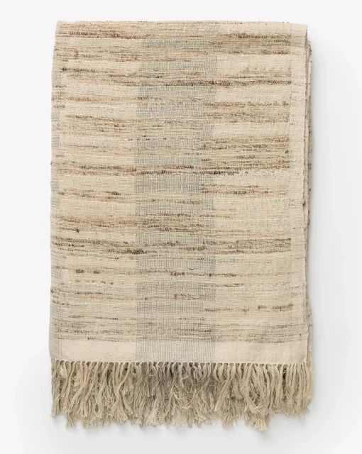 Theodora Block Stripe Throw|TAL HANDWOVEN CLASSICS LLP