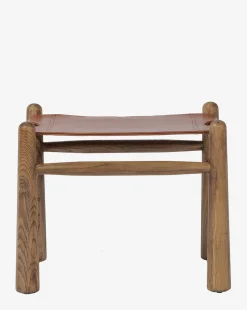 Tierney Ottoman|Four Hands Clearance