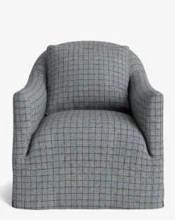 Trudeaux Slipcover Swivel Chair|Rowe Fine Furniture, Inc. New