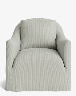 Trudeaux Slipcover Swivel Chair|Rowe Fine Furniture, Inc. New