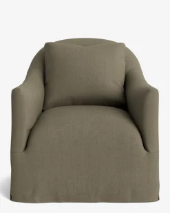 Trudeaux Slipcover Swivel Chair|Rowe Fine Furniture, Inc. New