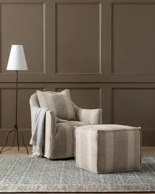 Trudeaux Slipcover Swivel Chair|Rowe Fine Furniture, Inc. New