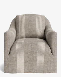 Trudeaux Slipcover Swivel Chair|Rowe Fine Furniture, Inc. New