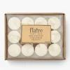 Unscented Votive Candles (Set of 12)|Creative Co-op Sale