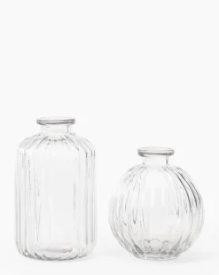 Verlice Glass Round Vase|Transparent Overseas Sale
