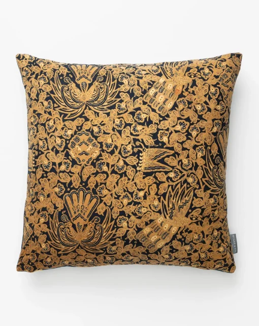 Vintage Gold Patterned Pillow Cover No. 4|McGee & Co.