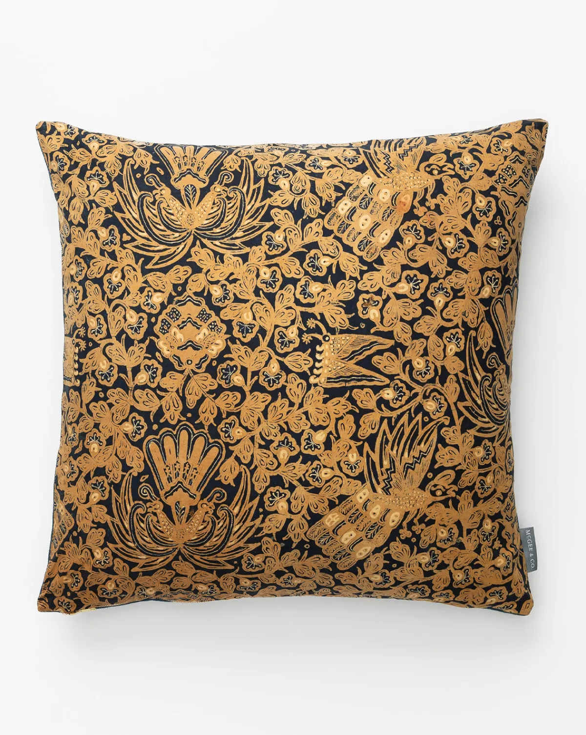 Vintage Gold Patterned Pillow Cover No. 4|McGee & Co.