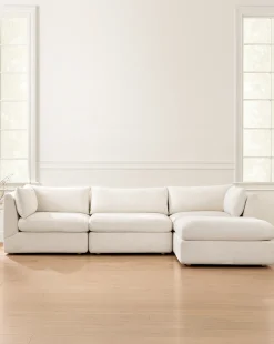 Vivienne Modular Sofa with Ottoman|Makerspalm New