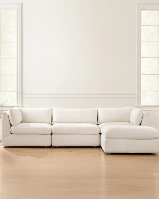 Vivienne Modular Sofa with Ottoman|Makerspalm New