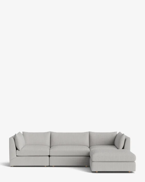 Vivienne Modular Sofa with Ottoman|Makerspalm New