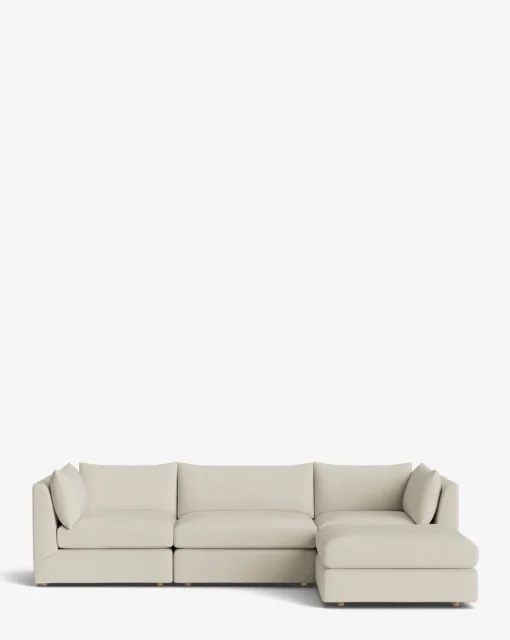Vivienne Modular Sofa with Ottoman|Makerspalm New