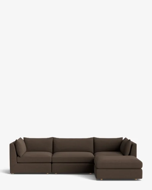 Vivienne Modular Sofa with Ottoman|Makerspalm New
