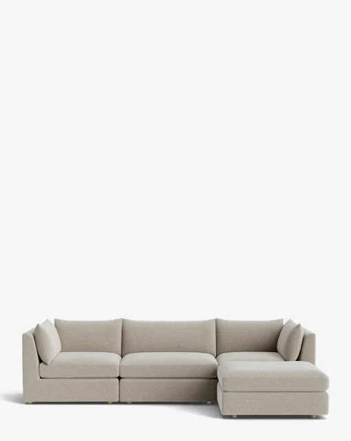 Vivienne Modular Sofa with Ottoman|Makerspalm New