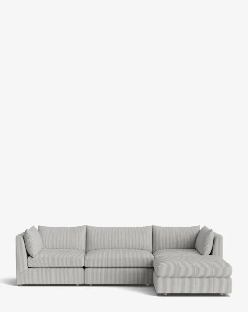 Vivienne Modular Sofa with Ottoman|Makerspalm New