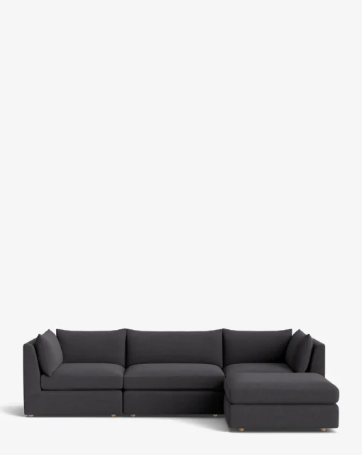 Vivienne Modular Sofa with Ottoman|Makerspalm New