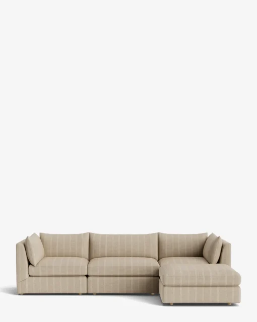 Vivienne Modular Sofa with Ottoman|Makerspalm New