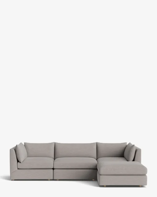 Vivienne Modular Sofa with Ottoman|Makerspalm New