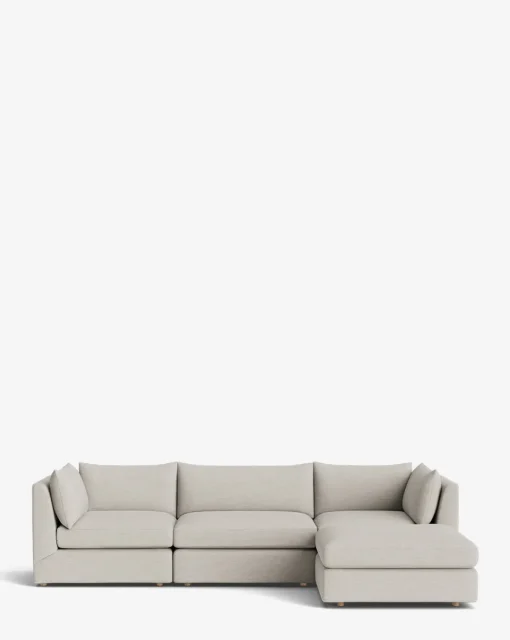 Vivienne Modular Sofa with Ottoman|Makerspalm New